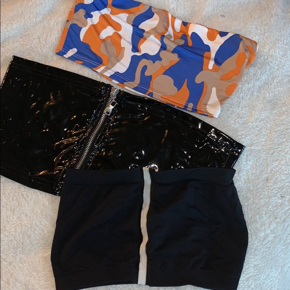 3-PACK Bandeau/tube tops! Scroll for more pics